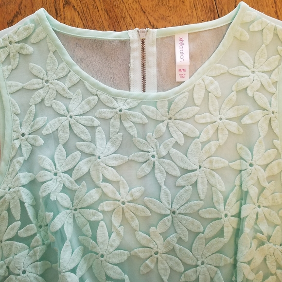 Xhilaration Mint Cocktail Dress - Picture 3 of 4